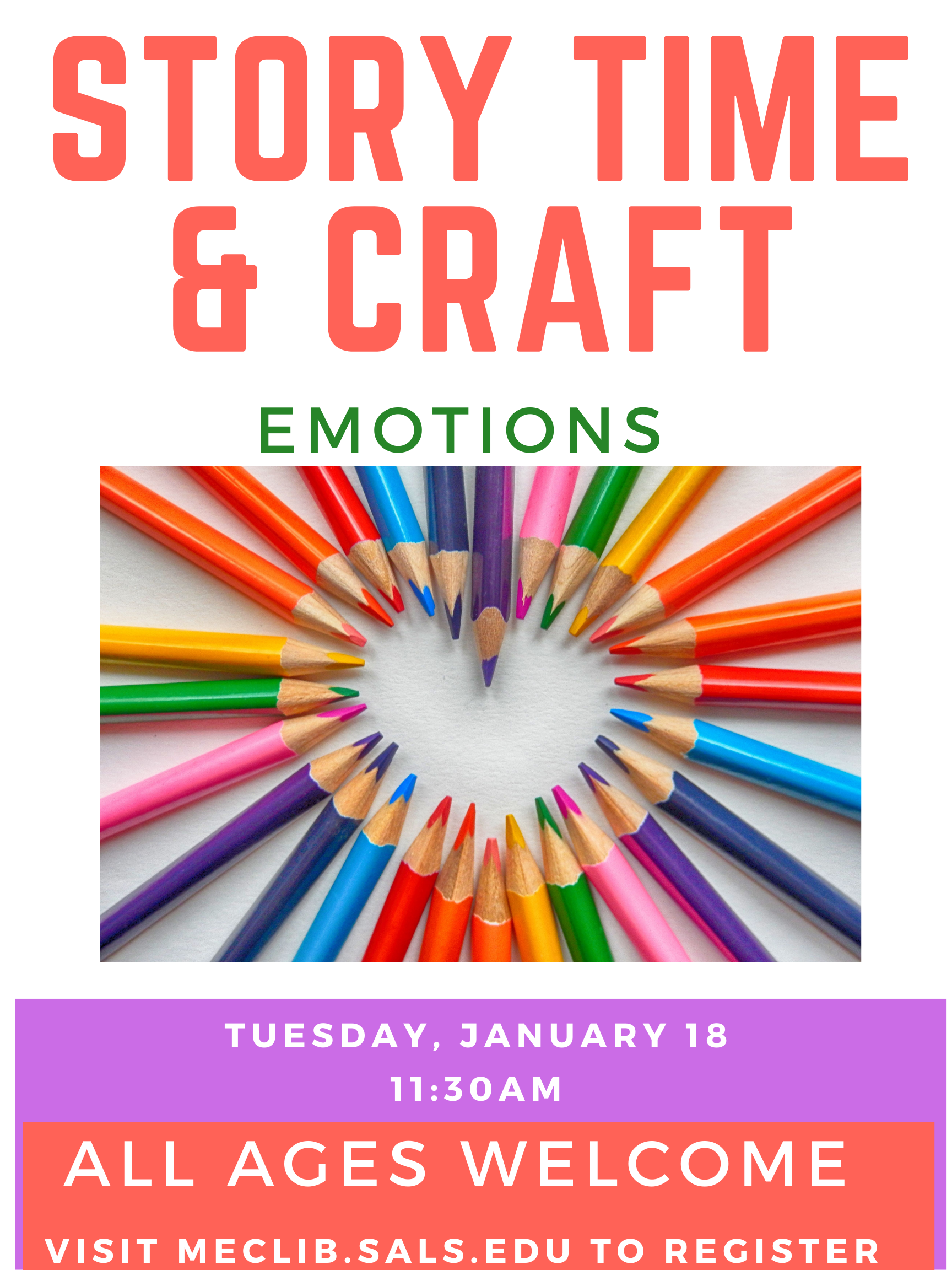 Story Time: Emotions @ Mechanicville District Public LIbrary | Mechanicville | New York | United States