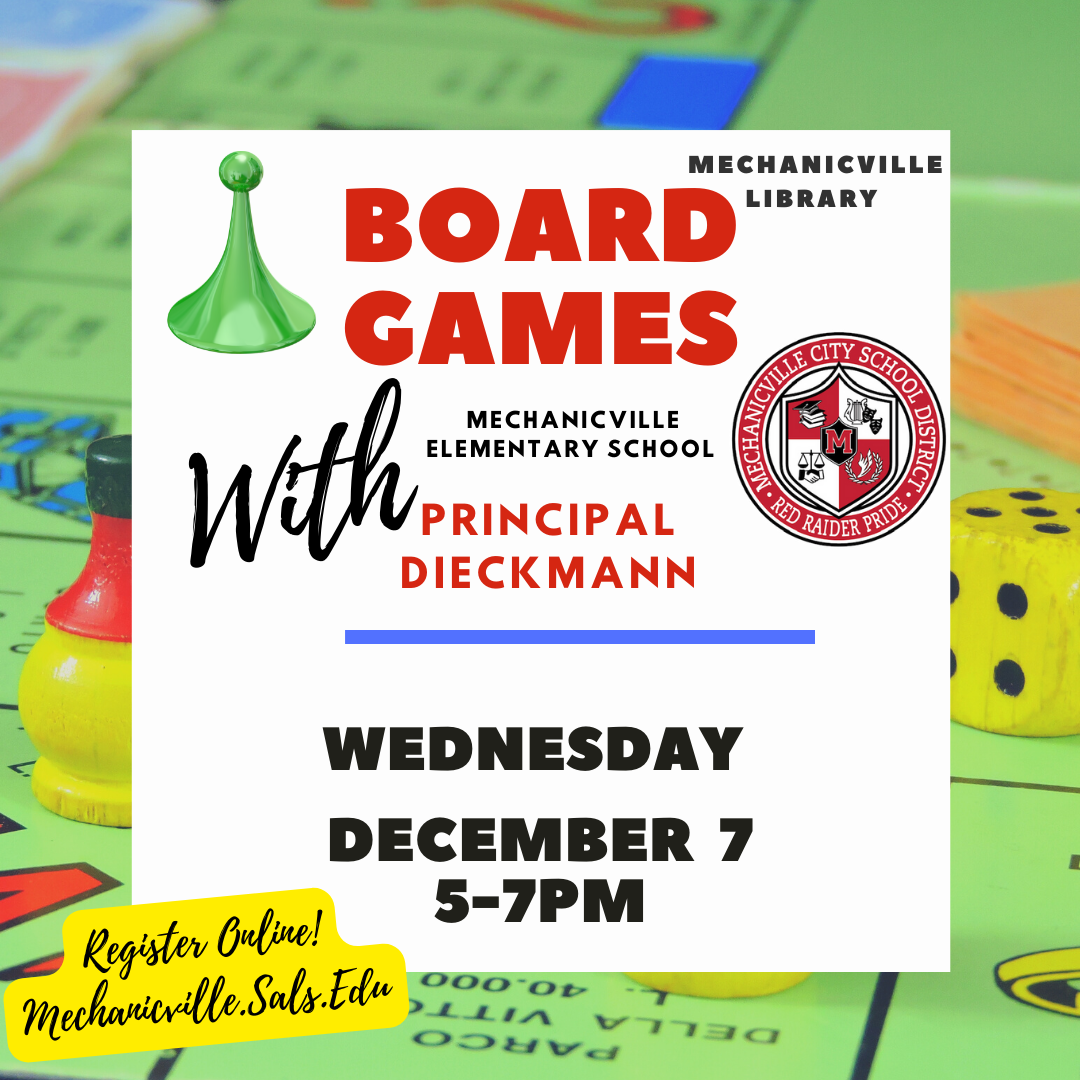 Game Night with Mechanicville Elementary School Principal