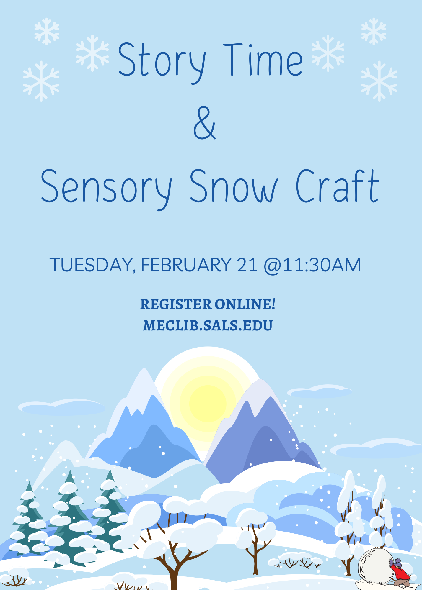 Story Time & Sensory Snow Craft @ Mechanicville | New York | United States