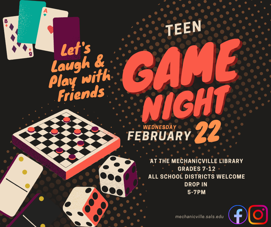 Teen Game Night @ Mechanicville | New York | United States
