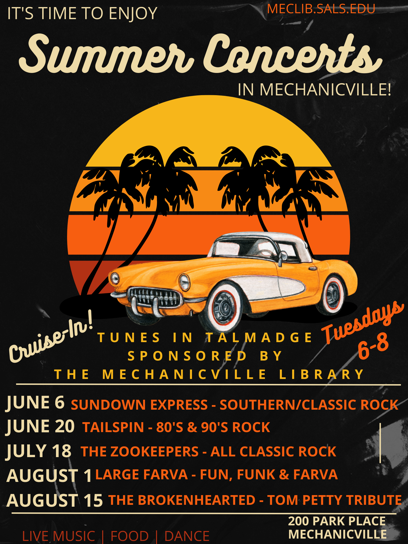 Summer Concert Series - Mechanicville District Public Library - Tuesdays in Talmadge @ Talmadge Park | Mechanicville | New York | United States