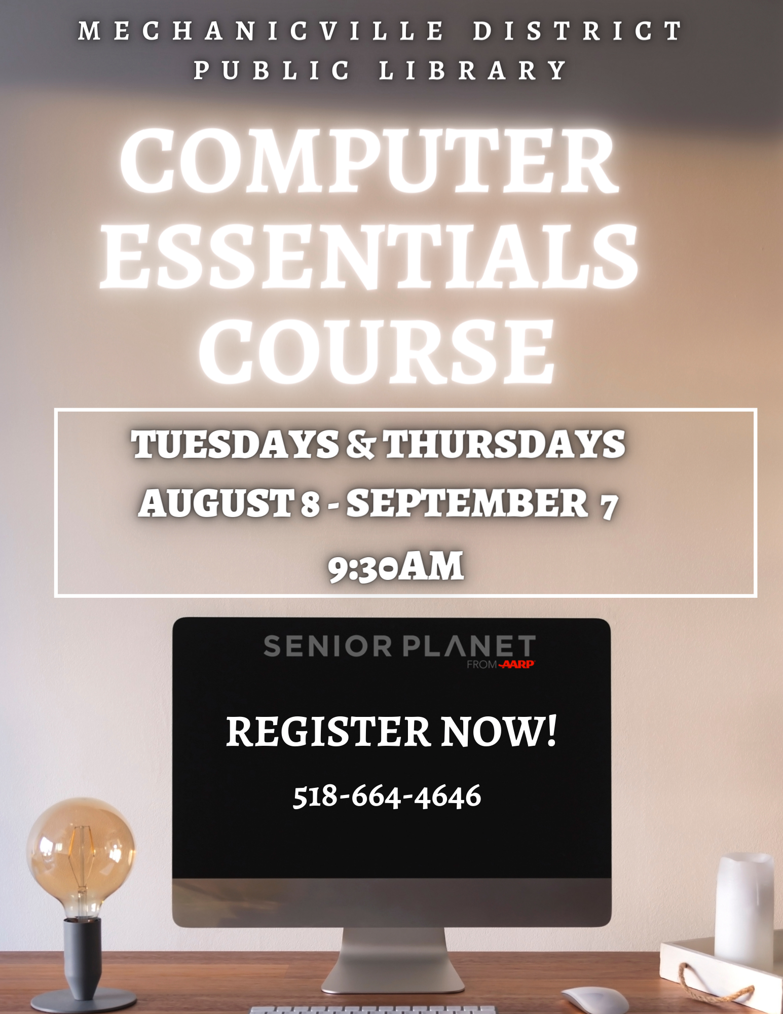 Free Senior Technology Course - Computer Essentials @ Mechanicville District Public Library