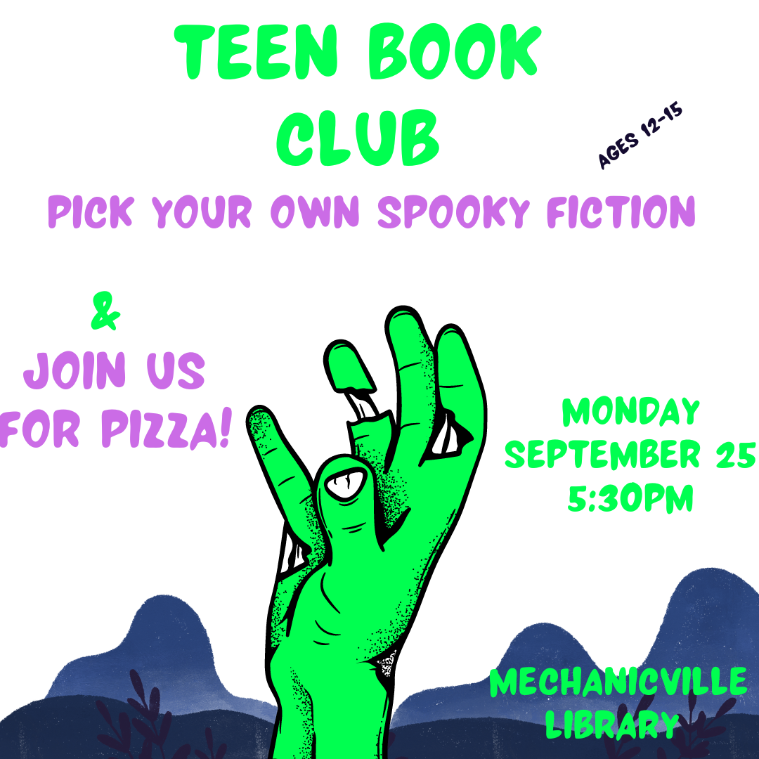 Teen Book Club @ Mechanicville District Public Library | Mechanicville | New York | United States