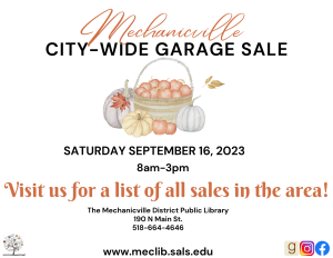 City-Wide Garage Sale @ City of Mechanicville | Mechanicville | New York | United States