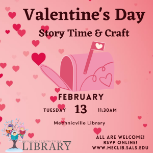 Valentine's Day Story Time & Craft