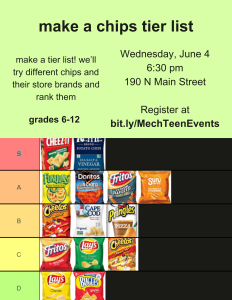 chips taste test flyer