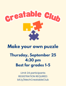 creatable club flyer