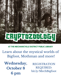 cryptozoology flyer